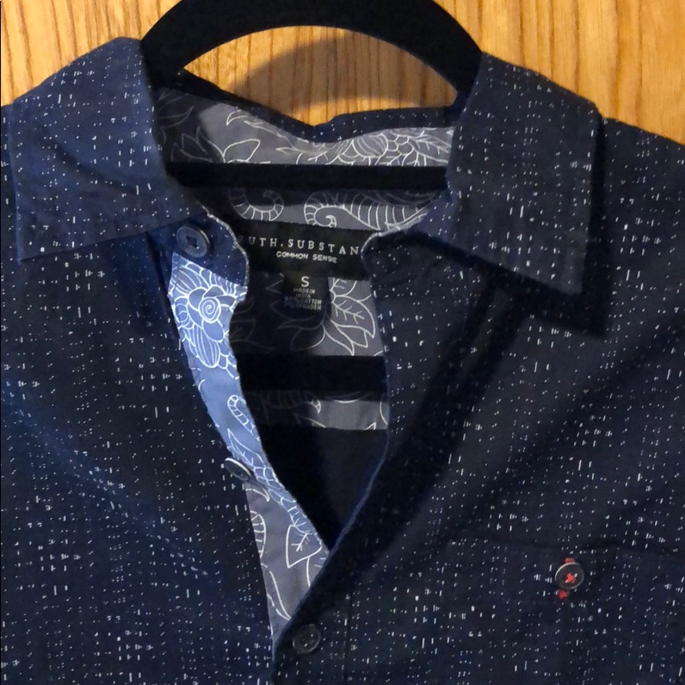 Blue button down - Picture 3 of 4